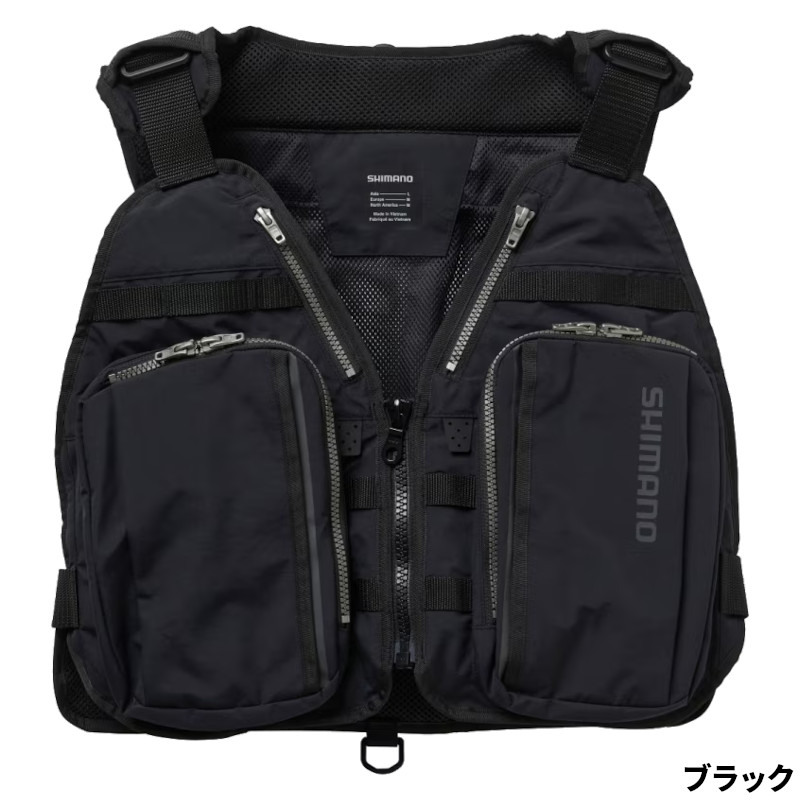 新品SHIMANO NEXUS VE-131E フィッシングベスト LL シマノ ストリームメッシュベスト VE-066V グレー | n-VISION