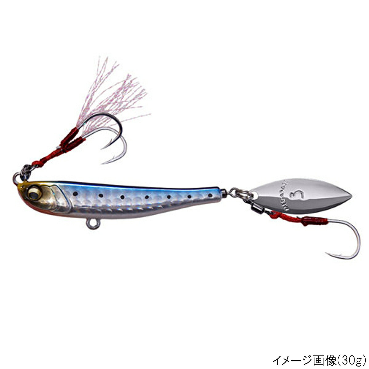 楽天市場 メガバス マキッパ 10g ブルーピンク ゆうパケット 釣具のポイント 楽天市場店