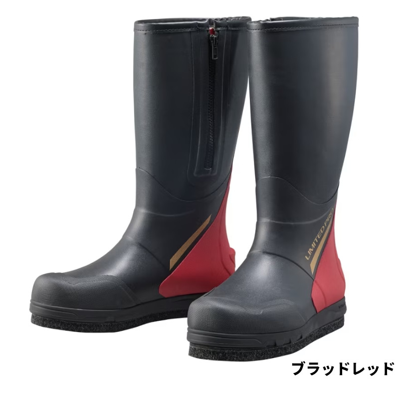 シマノ フットウェア リミテッドプロ ジオロックブーツ カットラバーピンフェルト L ブラッドレッド FB-120W