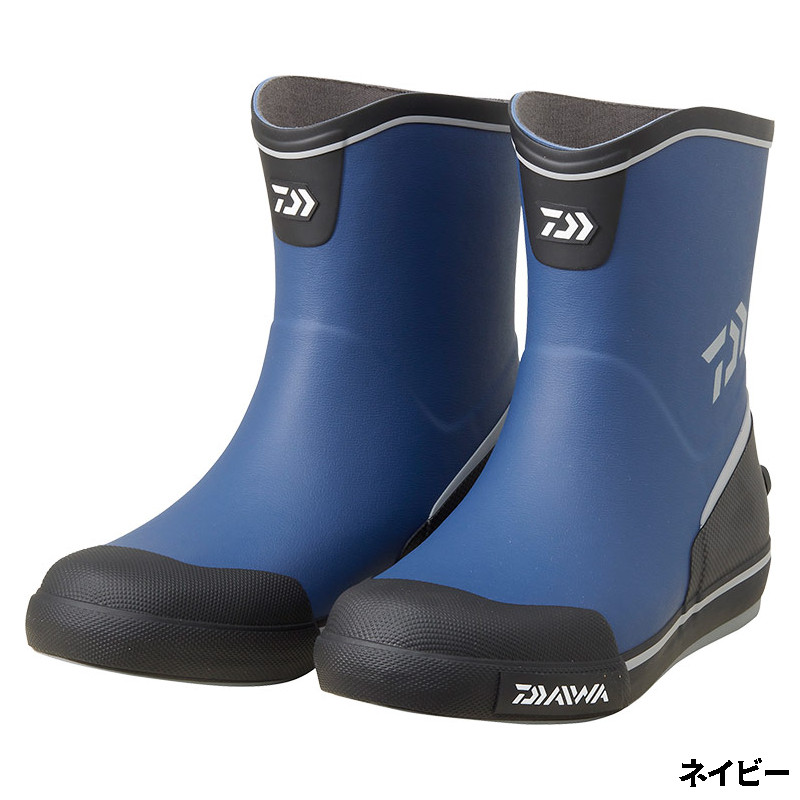 ダイワ フットウェア ショートネオデッキブーツ DB-2412 LL ネイビー|釣具のポイント 店