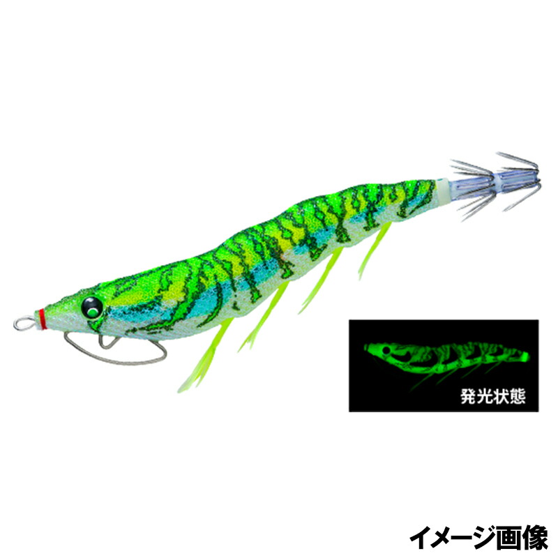 【現品限り】 デュエル エギ EZ-Q イージーQ キャスト 喰わせ ラトル 3.5号 2.LMDM 夜光グリーングリーン画像