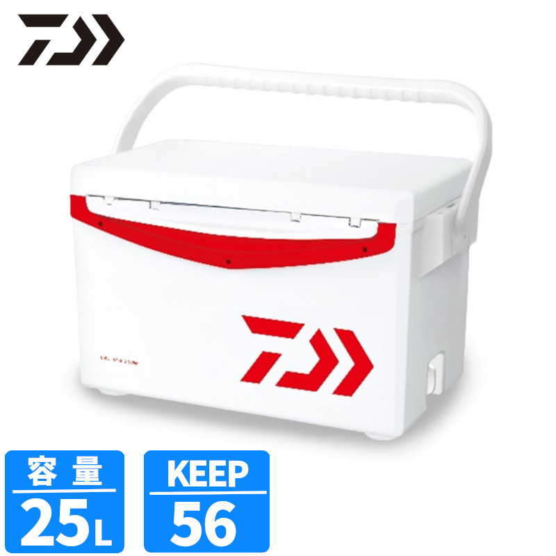 ダイワ クーラーボックス クールラインαIII S 2500 25L レッド クーラーボックス|釣具のポイント 店