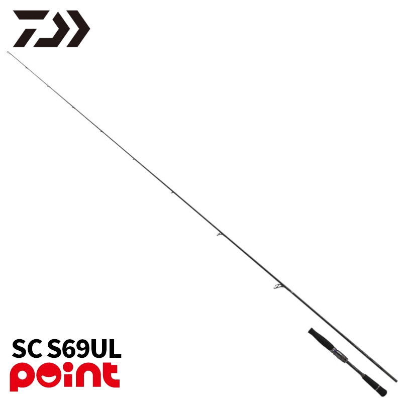 ダイワ バスロッド 21 スティーズ (スピニングモデル) SC S69UL (2026年追加モデル)【大型商品】※単品注文限定、別商品との同梱不可。ご注文時は自動キャンセル対応。|釣具のポイント 店