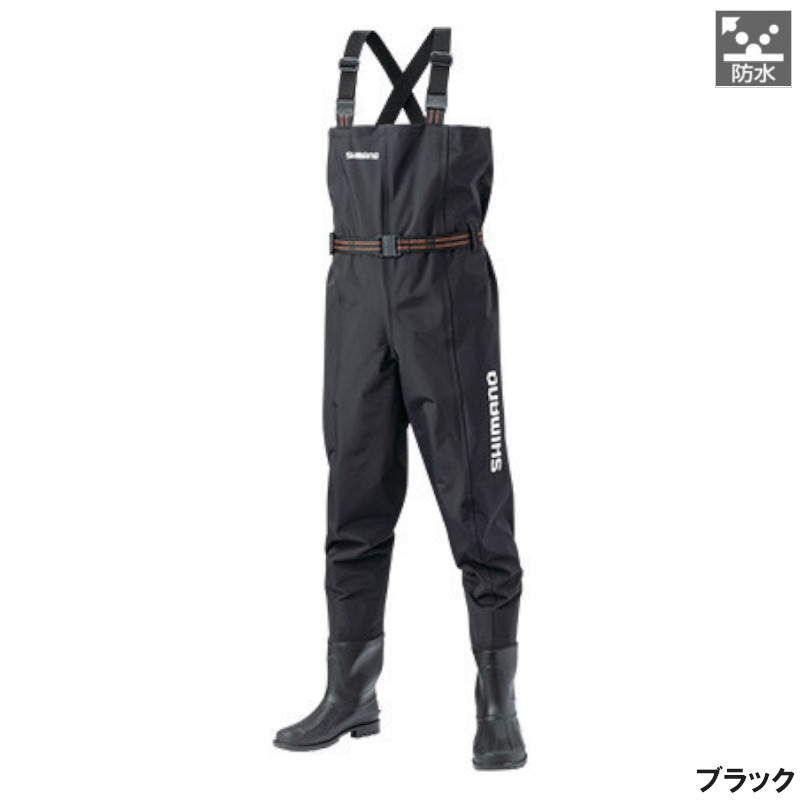 シマノ ウェーダー ハイパーウェーダー(チェストハイ・ラジアルソール) L ブラック [FF-054T] 10,728円