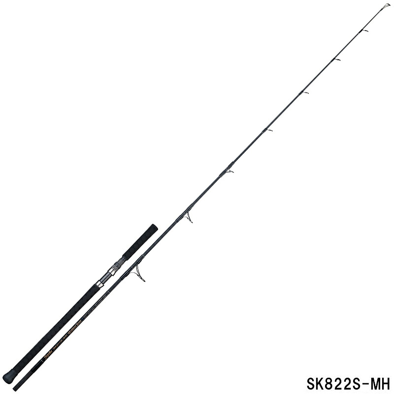 天龍 キャスティングロッド スパイク SK822S-MH(Yellow Tail)【大型商品】※単品注文限定、別商品との同梱不可。ご注文時は自動キャンセル対応。