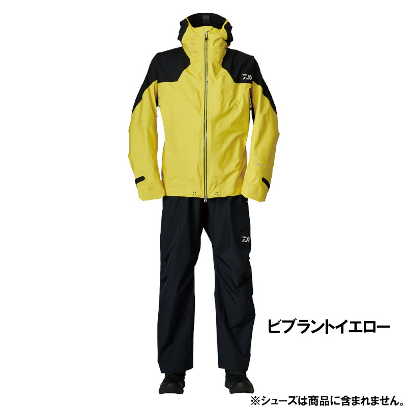 【アウトレット】 ダイワ ウェア DR-1221A ゴアテックス プロダクト レインスーツ M ビブラントイエロー