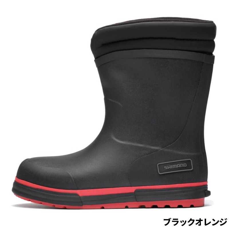 シマノ 防寒ウェア スーパーサーマルデッキブーツ M ブラックオレンジ FB-370Y｜釣具のポイント 店 14,870円