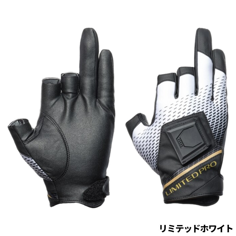 【3点購入で最大P28倍＆お得なクーポン配布中！】シマノ 防寒ウェア リミテッドプロ タイタニューム・アルファ グローブ 3 2XL リミテッドホワイト GL-110X 3本切【ゆうパケット】