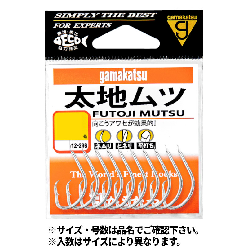 【楽天市場】【マラソン期間中はエントリー＆3点購入でP最大28倍！】がまかつ 太地ムツ 12-298 17号 銀【ゆうパケット】：釣具の ...