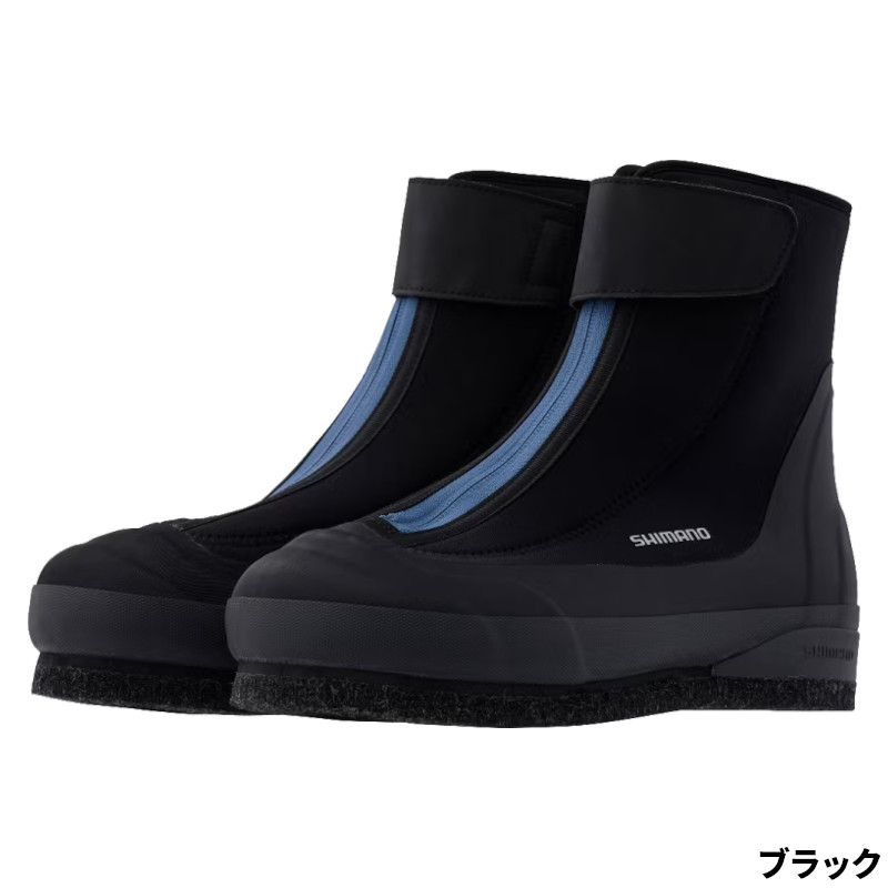 シマノ 鮎GAME ウェットシューズ カットピンフェルト 中丸 27.0cm ブラック FS-04YX