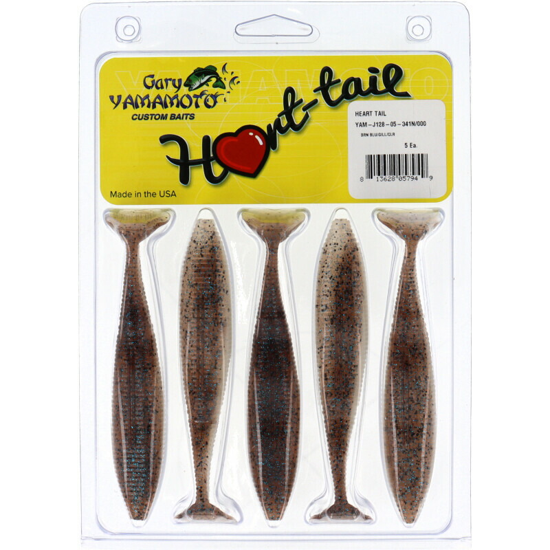 楽天市場】ゲーリーヤマモトハートテイル3.5インチ 000N/169クリスタル