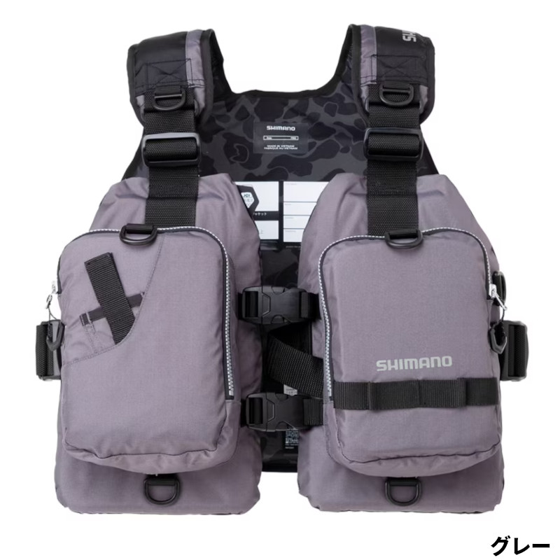 楽天市場】シマノ ライフジャケット ゲームベスト フリー リアル