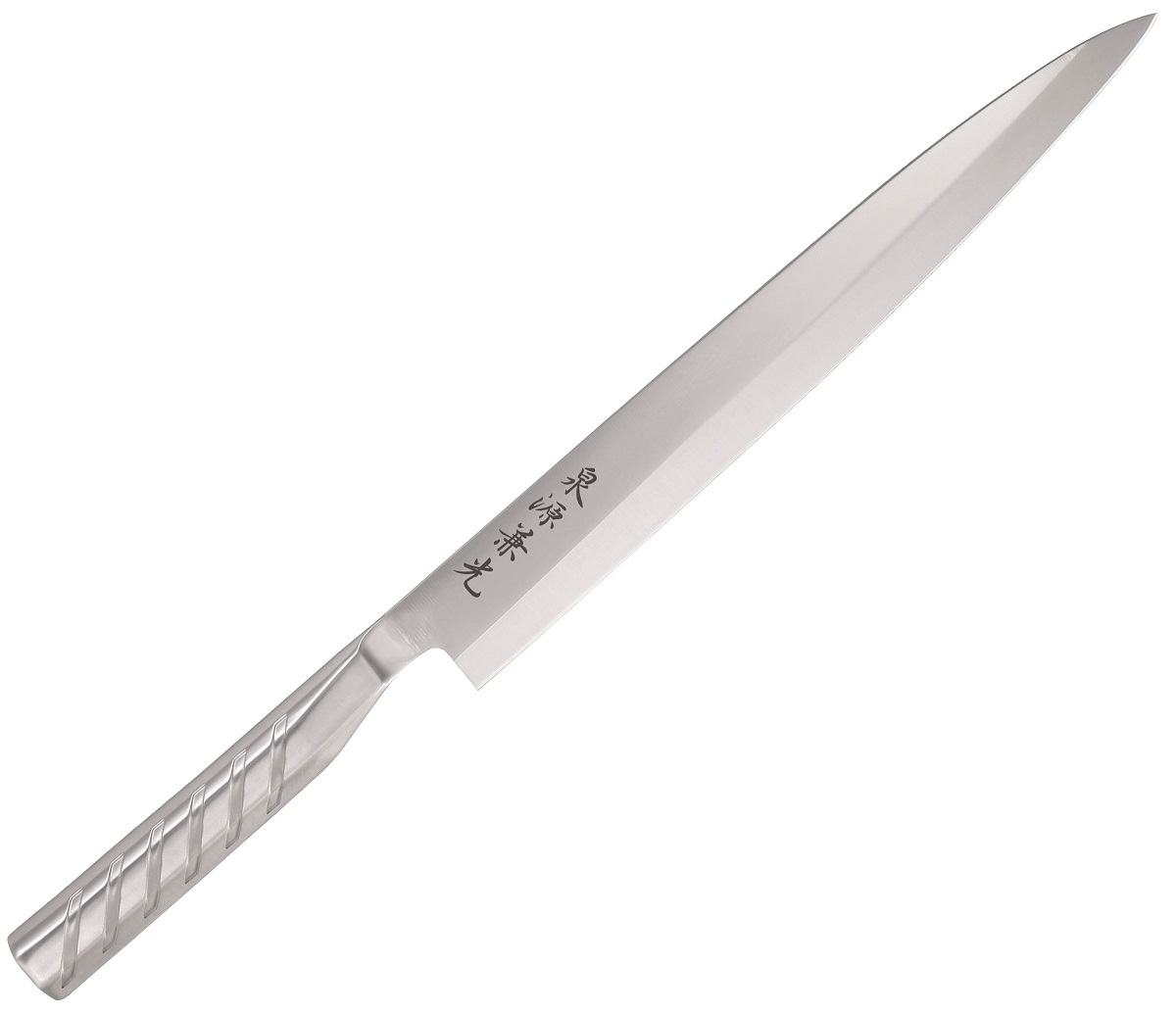 楽天市場】包丁 柳刃包丁 24cm 泉源兼光 INOX handle 和包丁 刺身