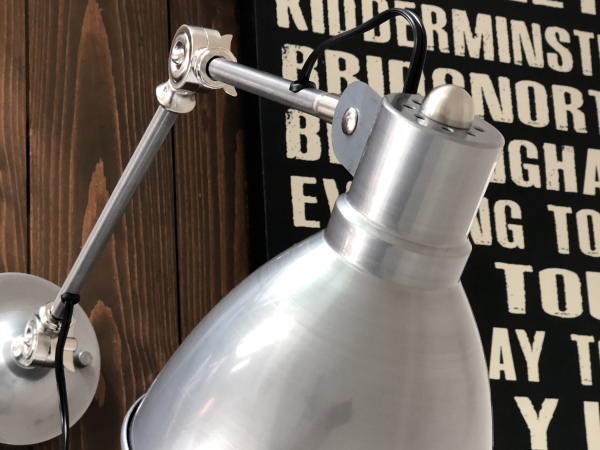 新版 ウォールライト インダストリー ウォールランプ ブラケットライト 間接照明 壁取り付け 壁面 ブルックリン インダストリアル ビンテージ かっこいい おしゃれ 間接照明 コンセント 西海岸 En 007w Hermosa ハモサ シルバー ブラック サックス 国内正規品新品