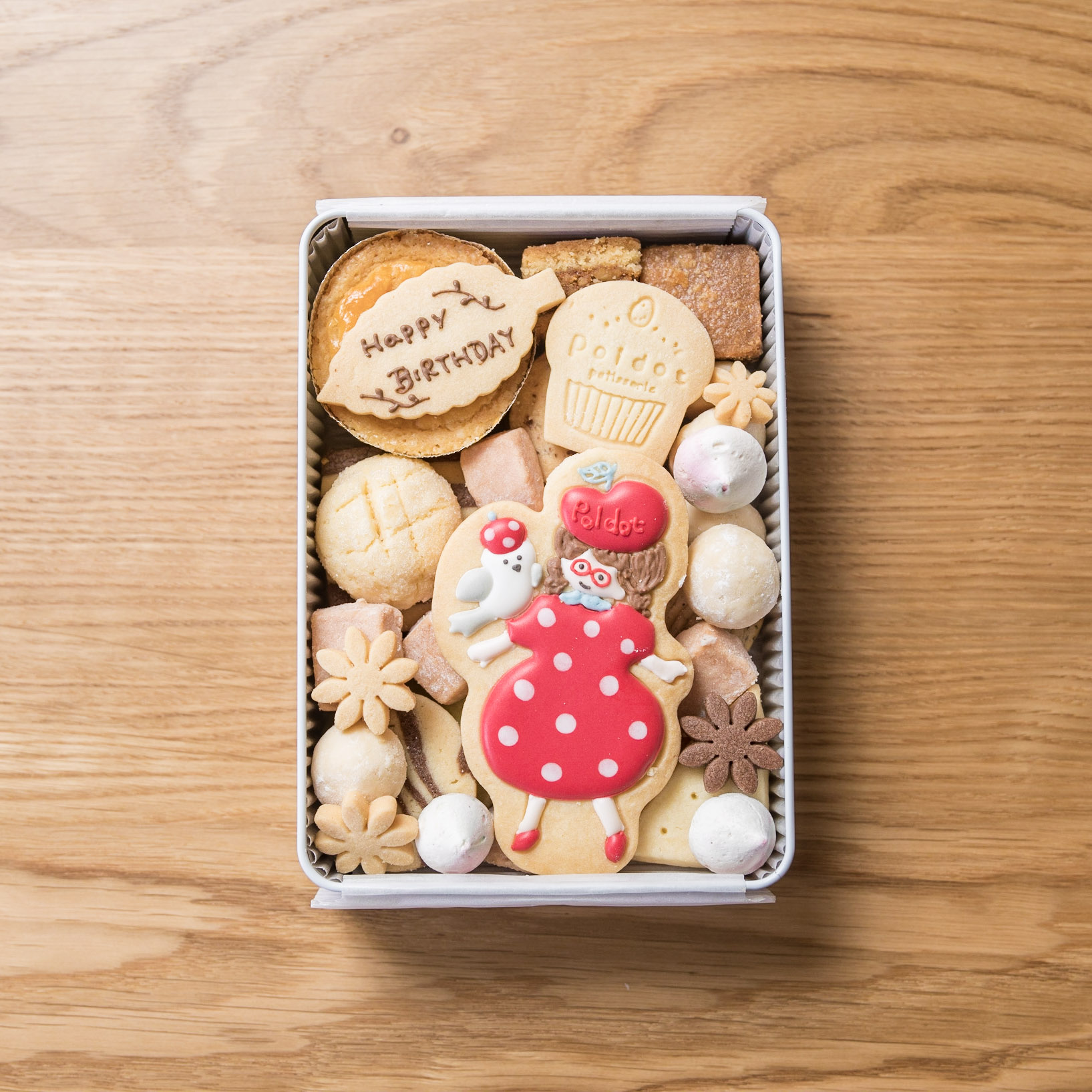 楽天市場】パステルピンク クッキー缶 リボン付き アイシング