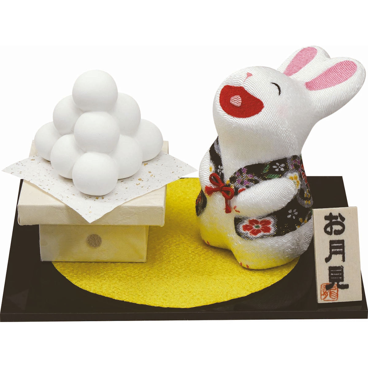 楽天市場】うさぎとすすき お月見 秋の風物詩 手作りちりめん