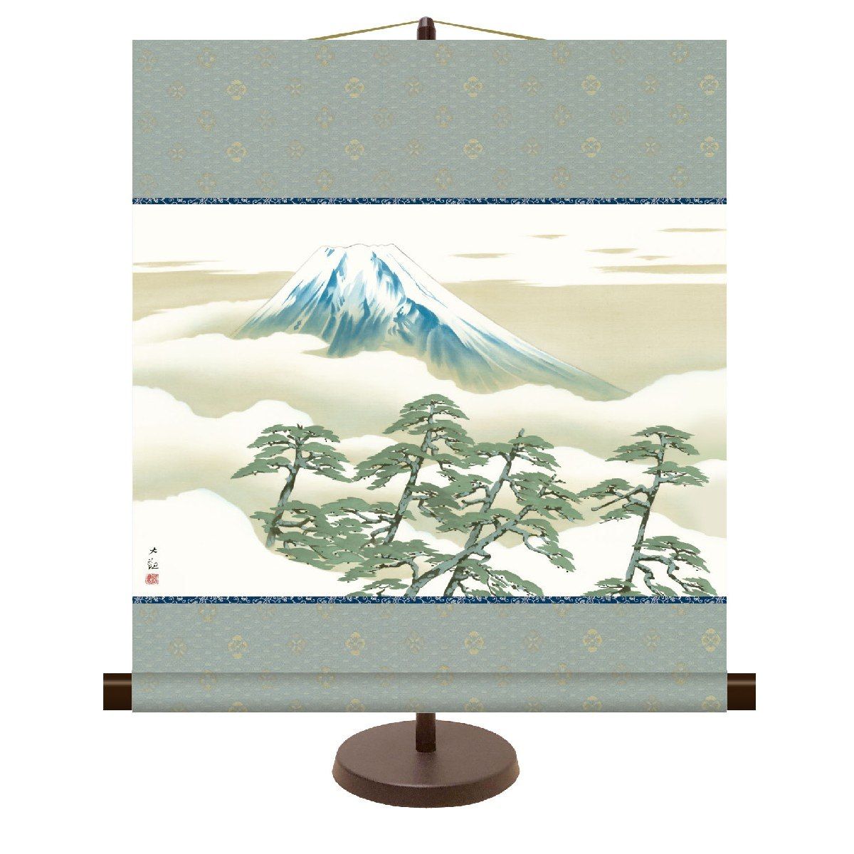 楽天市場】日本の名画 横山大観 松に富士 F6サイズ 額装込 J2