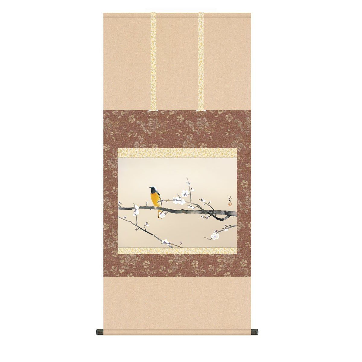 楽天市場】渡辺 章雄「秋草」日本画・S4号 創画会会員 百貨店人気画家