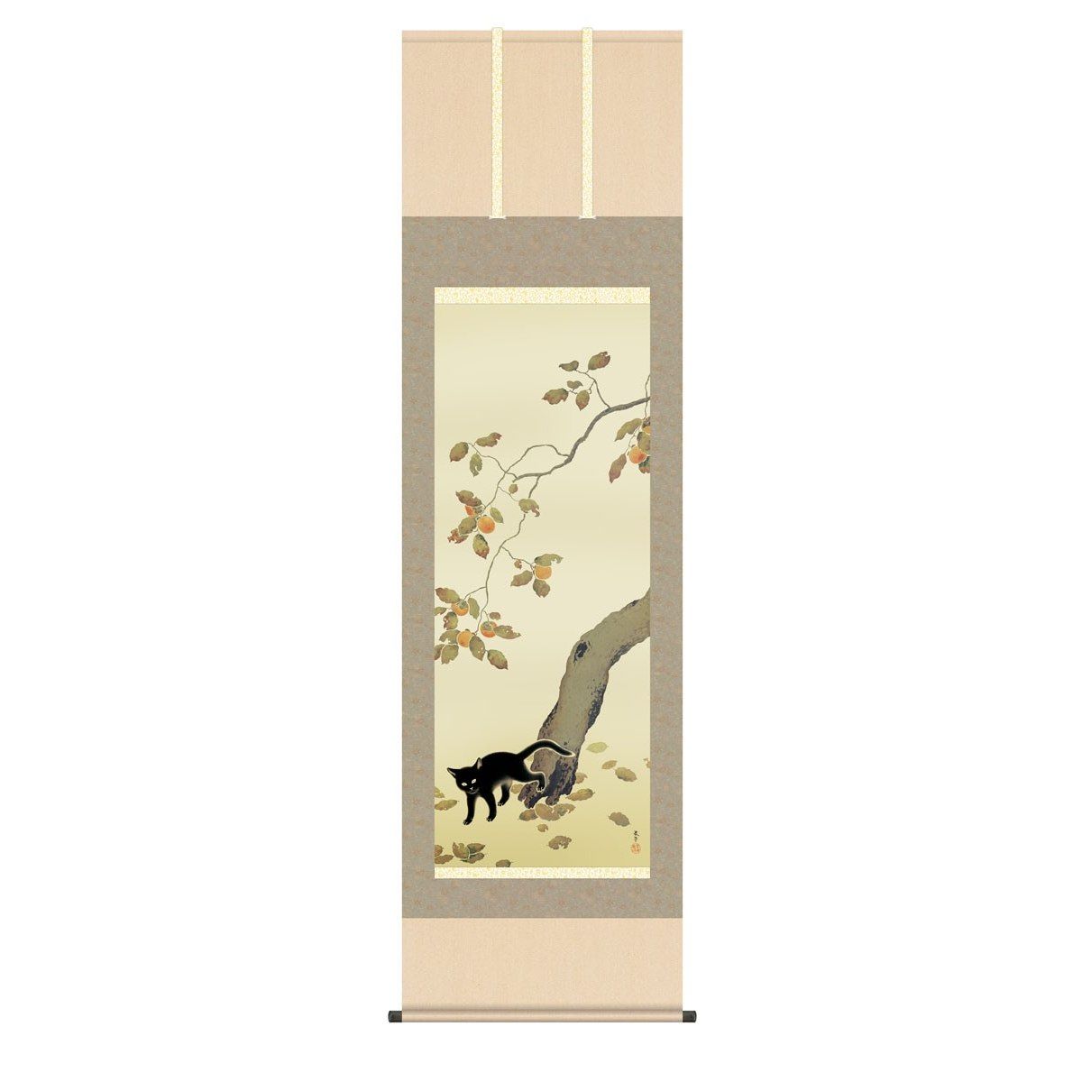 美品 掛け軸 横山大観・菱田春草合作「紅葉鳩・柳鷲図」双幅 名画 Yahoo!オークション - ［模写］横山大観 菱田春草「柳鷺図 紅葉
