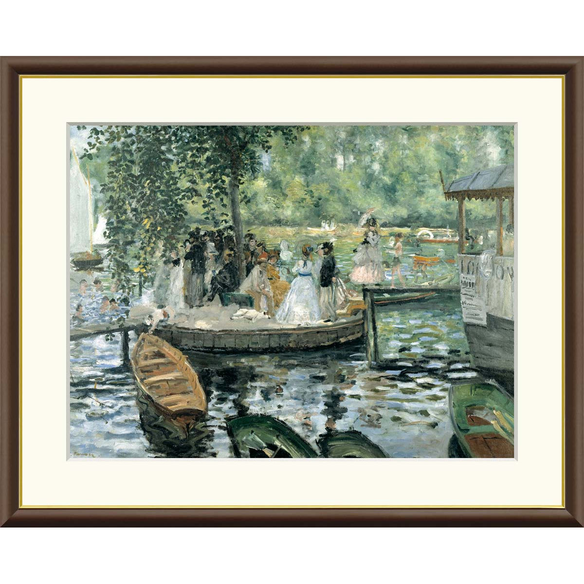 DFK79 世界の名画 ピエール・オーギュスト ルノワール ムーラン・ド・ラ・ ムーラン・ド・ラ・ギャレット ルノワール