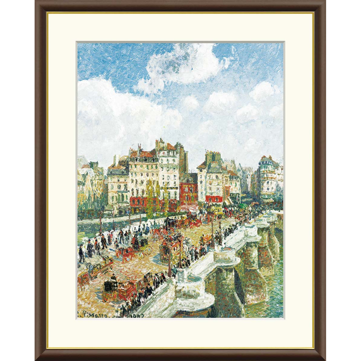 楽天市場】絵画 世界の名画 村の入口 カミーユ・ピサロ 額入り