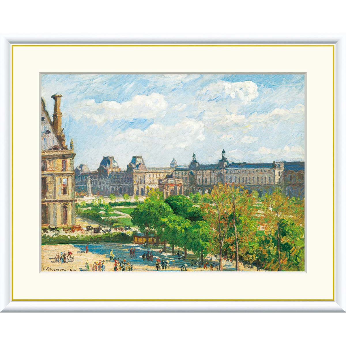 楽天市場】絵画 世界の名画 村の入口 カミーユ・ピサロ 額入り