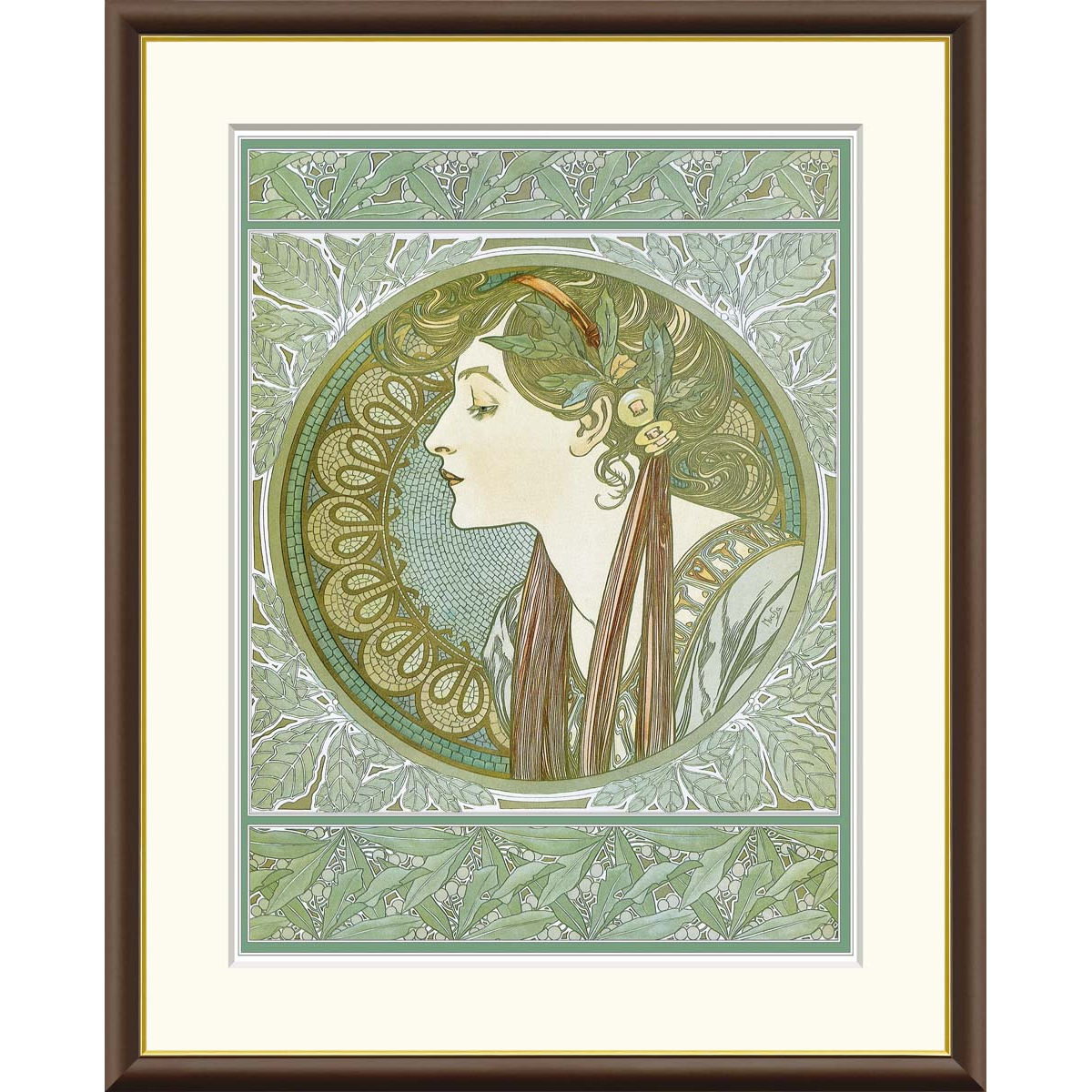 楽天市場】＼P5倍 楽天スーパーSALE20%OFF／有名 画家 ミュシャ 月桂樹