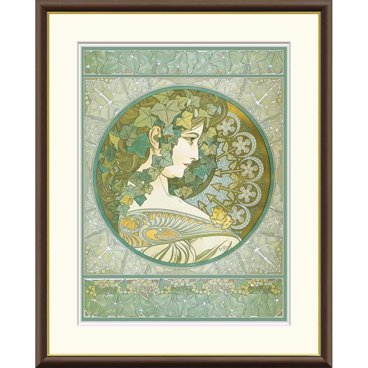 楽天市場】絵画 世界の名画 花 アルフォンス・ミュシャ 額入り