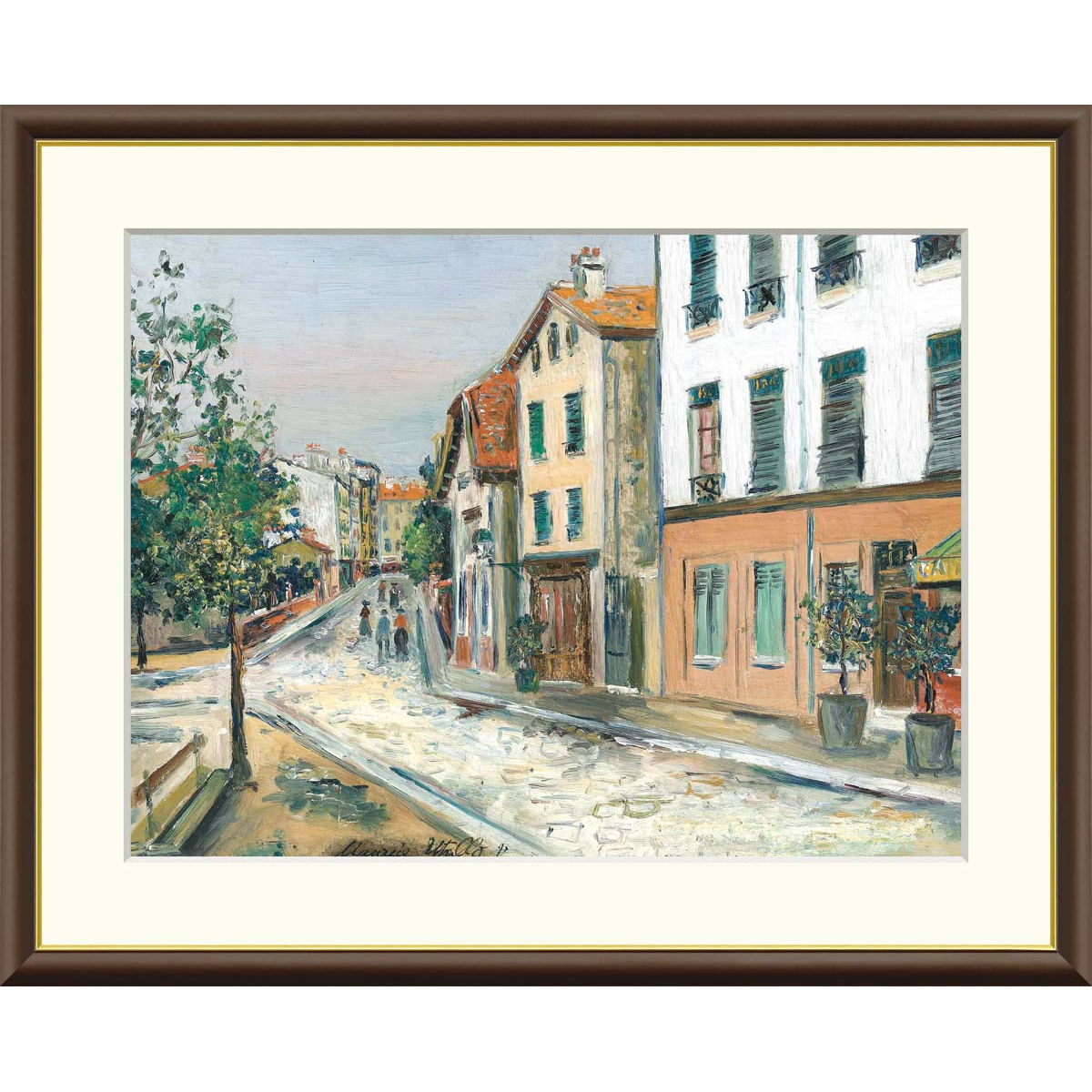 楽天市場】絵画 世界の名画 パリのオルドゥネール通り モーリス