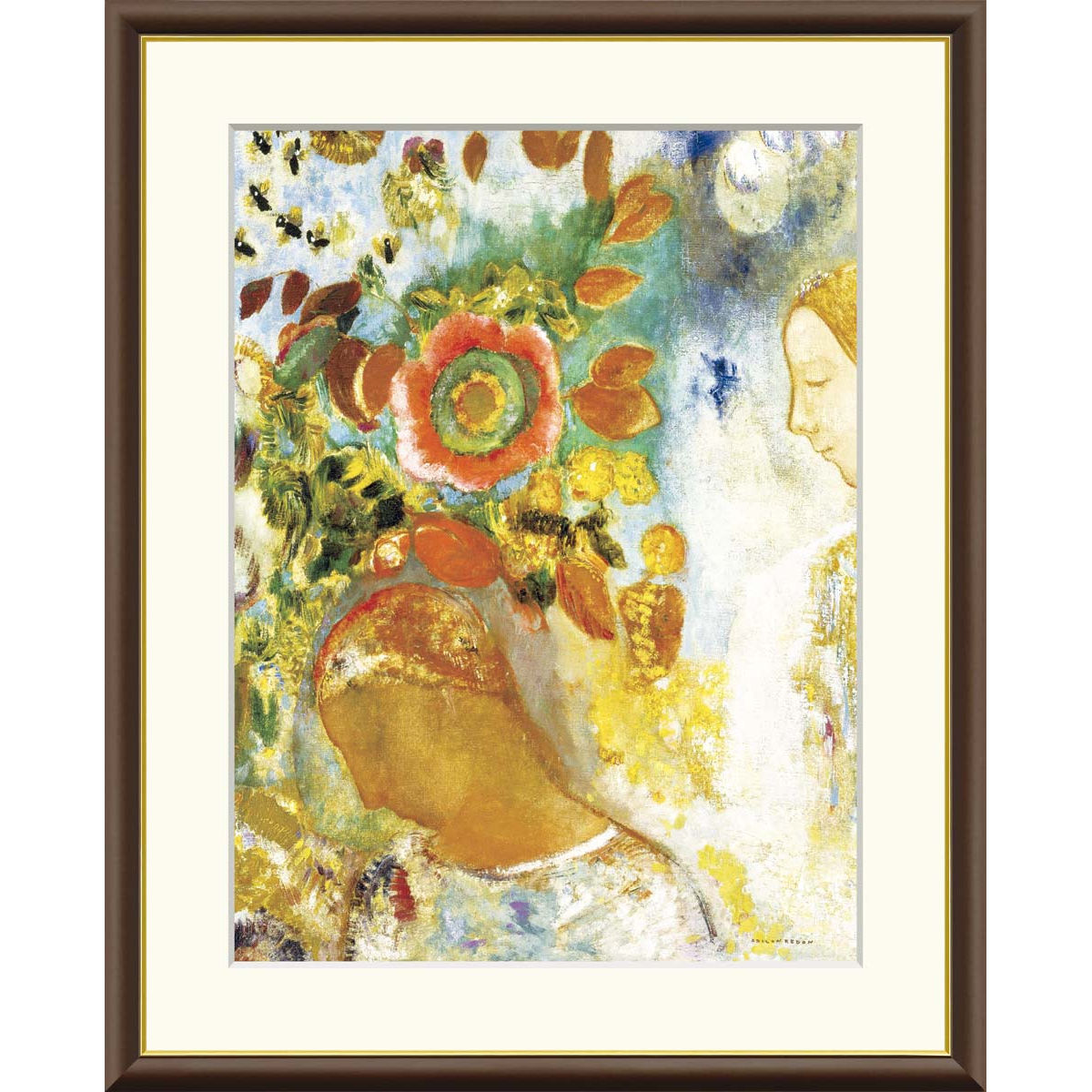 絵画 世界の名画ダイフ 花 ヴィンテージ ダイフ Marcel Dyf 花瓶の花 複製画 油絵 絵画 華