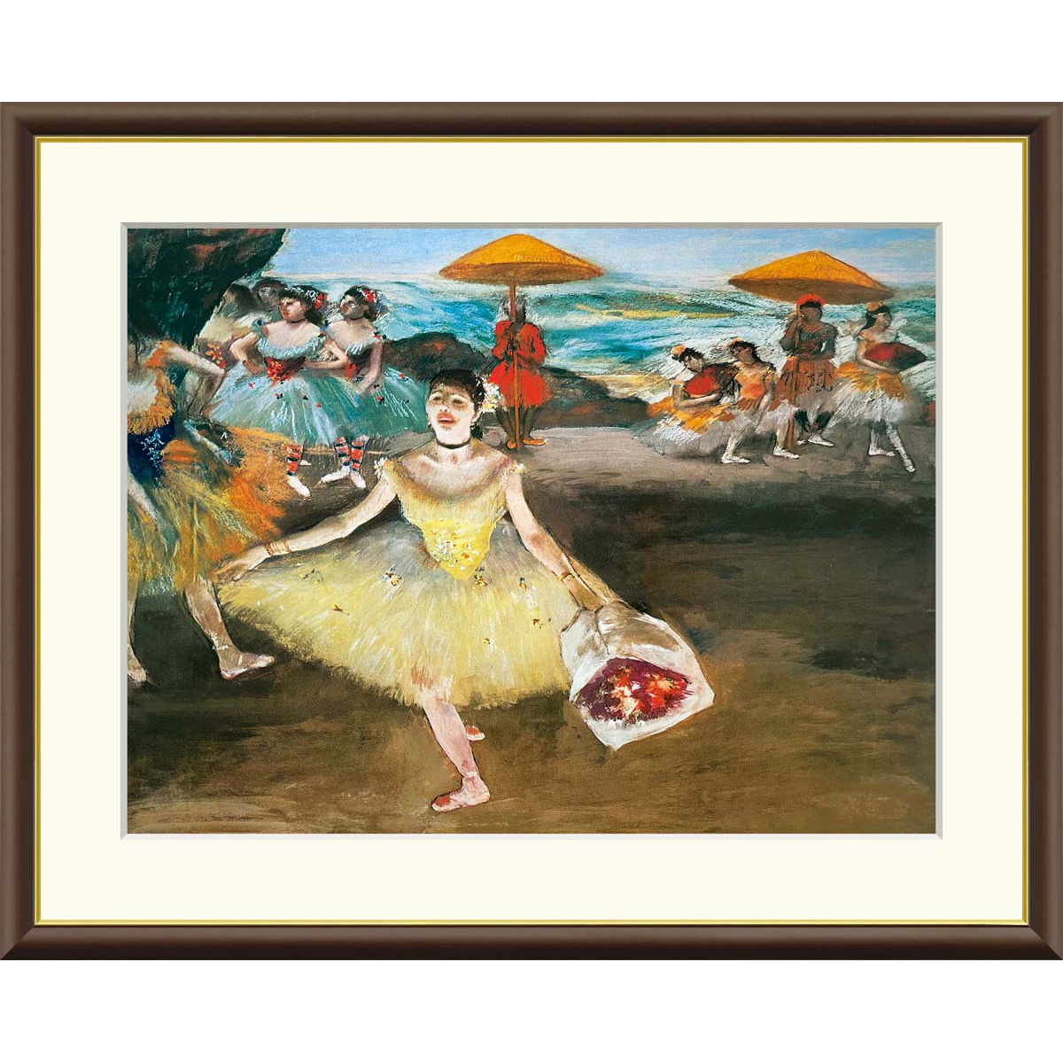 楽天市場】絵画 世界の名画 舞台の踊り子 エドガー・ドガ 額入り