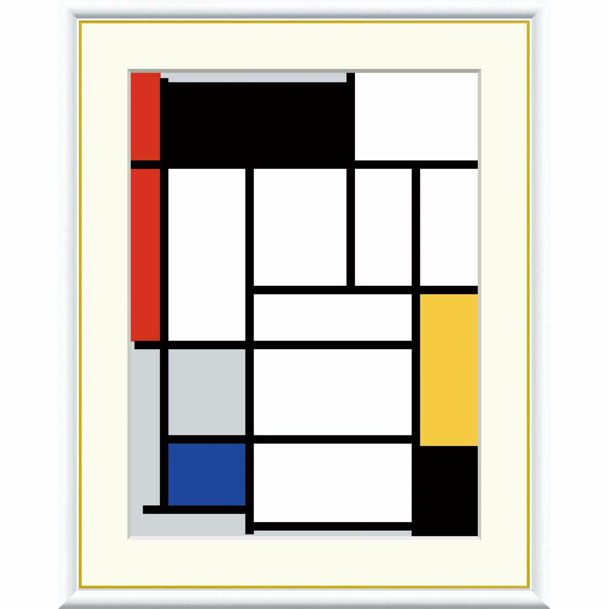 Piet Mondrian モンドリアン 赤と灰のコンポジション 1932額縁付 楽天市場】絵画 インテリア モンドリアン・赤と灰のコン