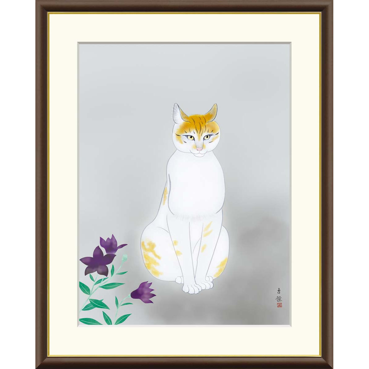 楽天市場】猫 絵画 可愛い絵 銅版画 エッチング 鷹塀三奈 「GOOD