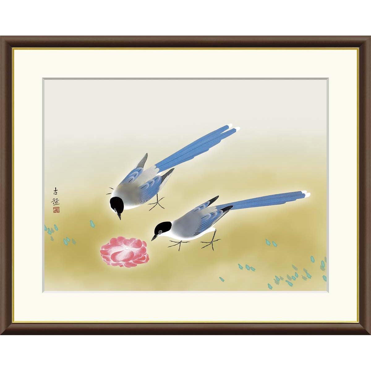 楽天市場】絵画 日本の名画 千羽鶴香包 尾形光琳 額入り インテリア