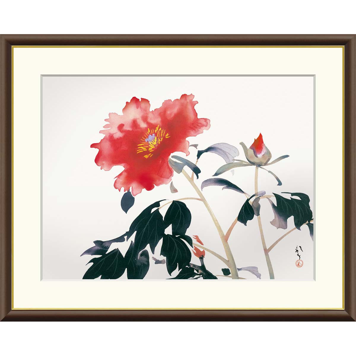 五月鯉　川端 龍子　高精細複製日本画　高級木製額縁　絵画　芸術　藝術　 巨匠　版画 p-j2-059_1.jpg