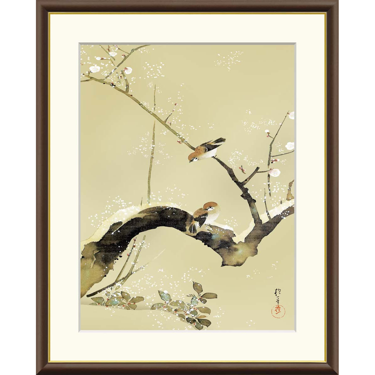 小林古径 木版画 赤絵 静物画 版画 絵画 額装　F Yahoo!オークション -「小林古径」(木版画) (版画)の落札相場