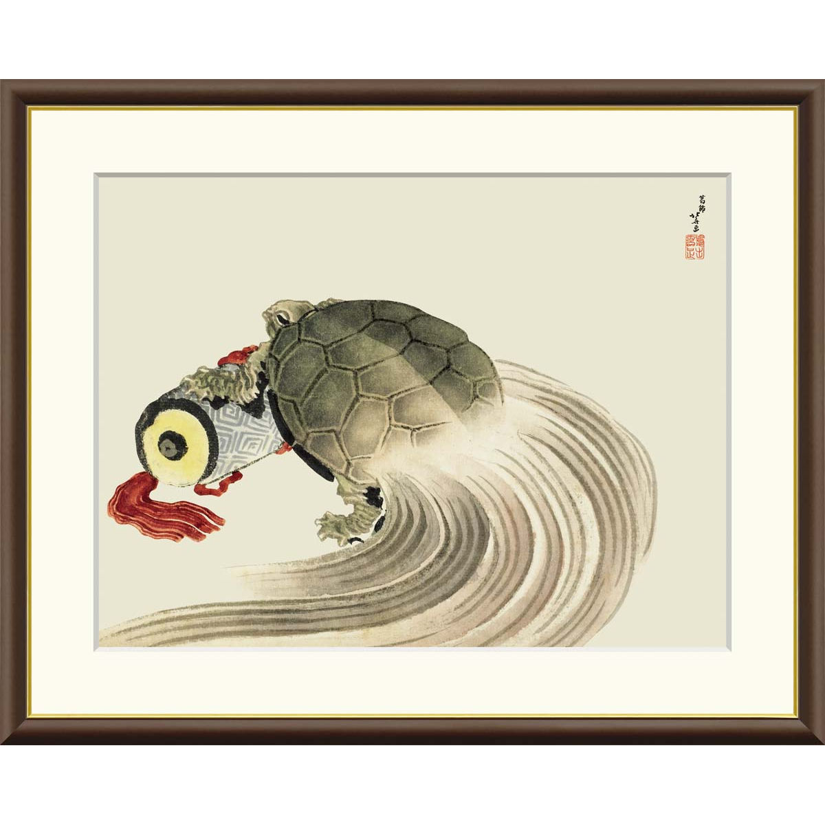 楽天市場】【抽選ポイント100％バック】10年保証 名画 油絵 巻物