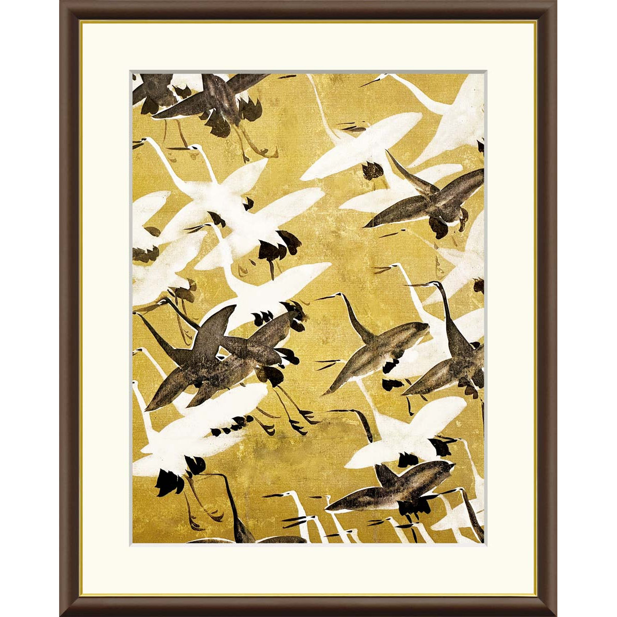 楽天市場】有名 画家 額入りアート 尾形光琳 「千羽鶴香包」 J2-144 F8