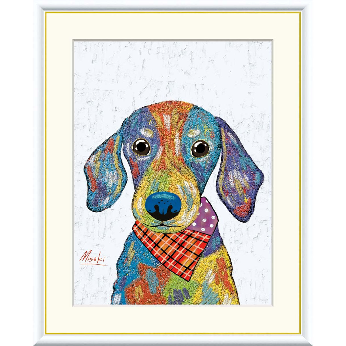 楽天市場】ポップアート 絵画 犬 ジークレー 版画 大谷一生