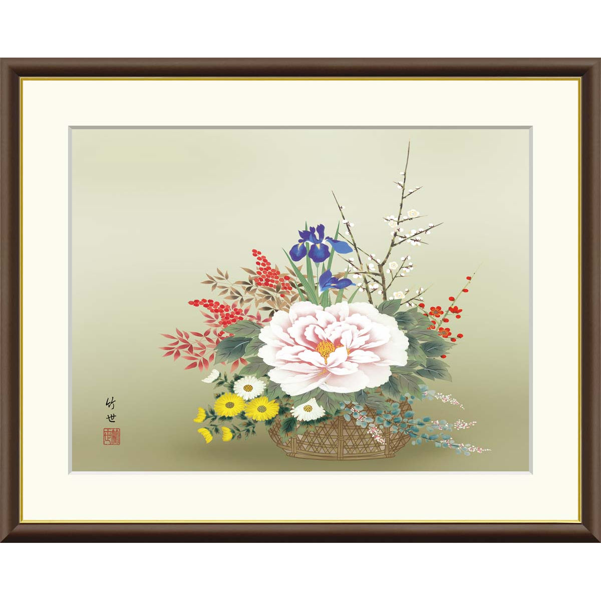 四君子 日本画 竹と花 Chinese Matters: 花中四君子Huā zhōng sì jun zǐ Four