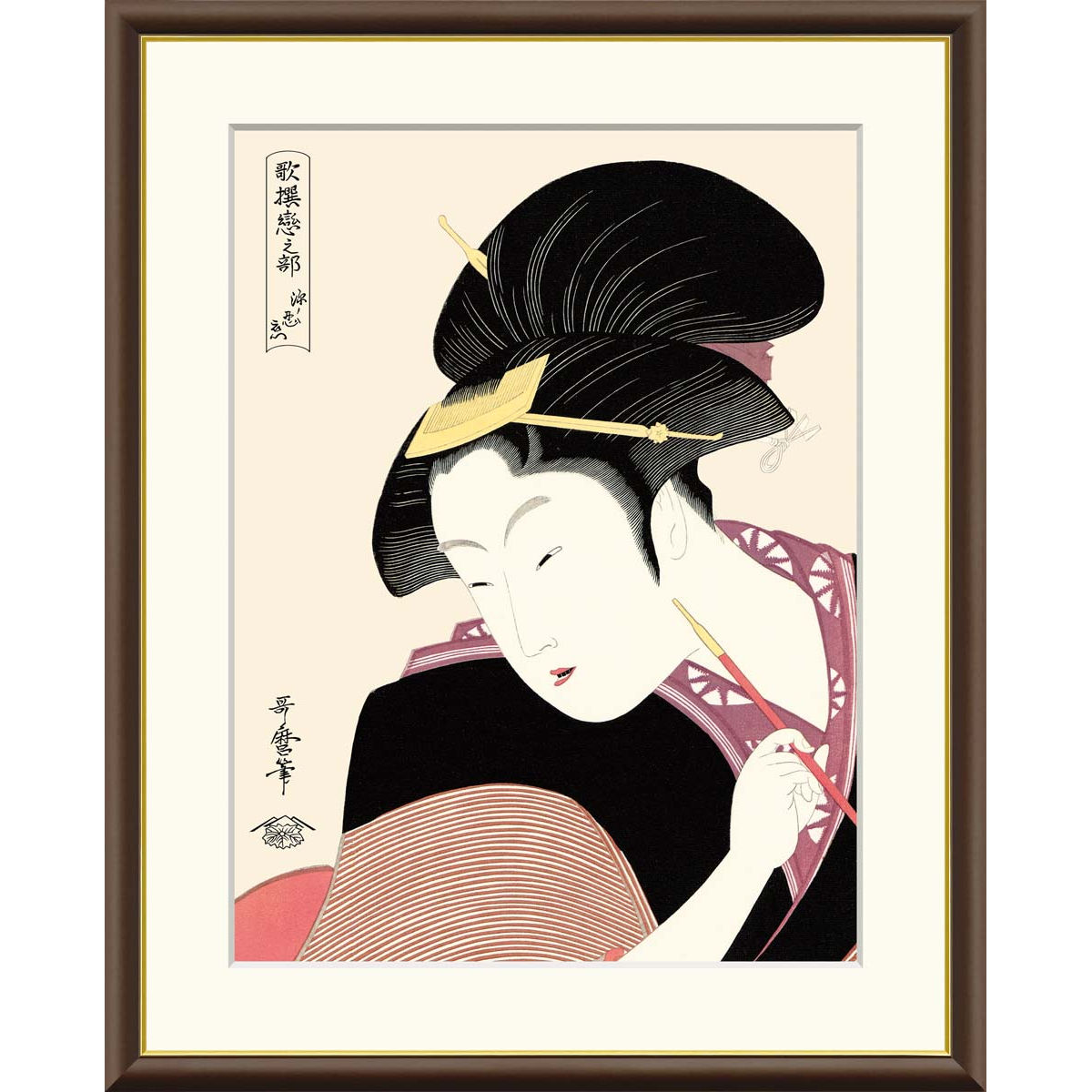 く*@様 純金絵画アートシリーズコレクション 「見返り美人」浮世絵