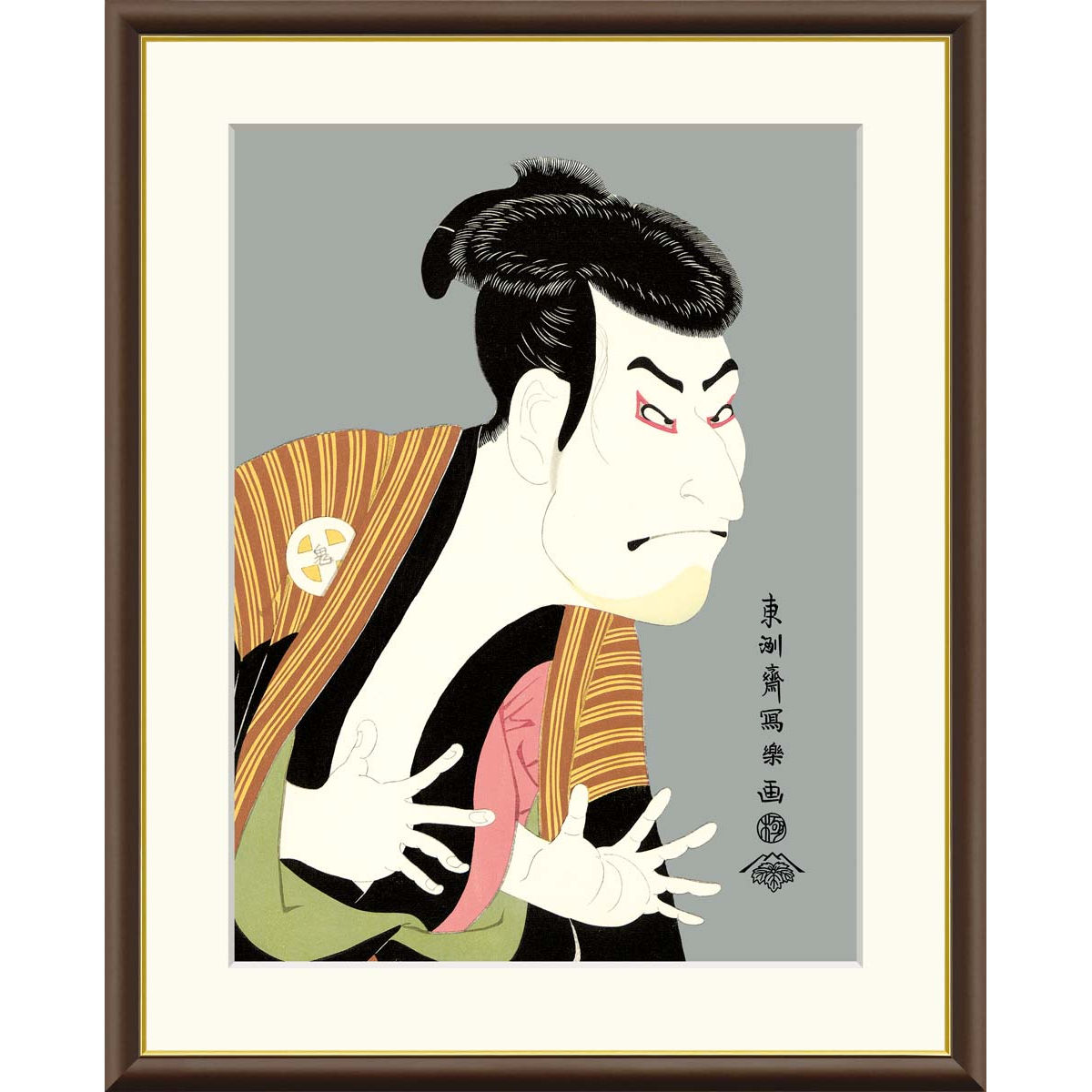 浮世絵 「歌川国貞」ジグソーパズル完成品-額入り 浮世絵 「歌川国貞」ジグソーパズル完成品-額入り