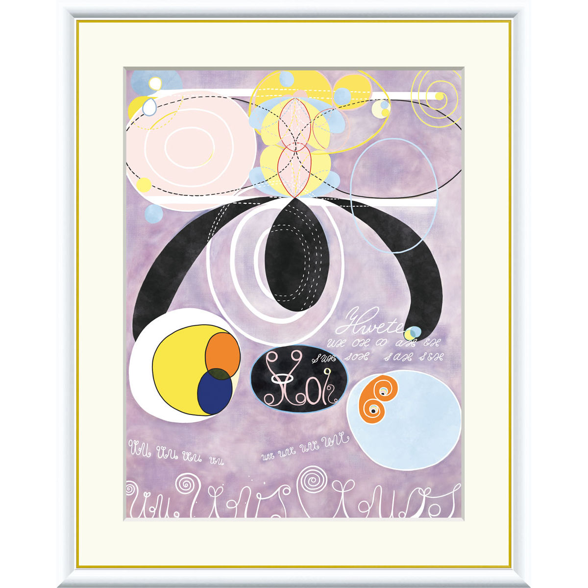 絵画 世界の名画 The Ten Largest, No.6, Adulthood ヒルマ・アフ・クリント 額入り インテリア アート 額絵 高精彩複製画 送料無料｜季節の和雑貨　京都 和匠ポラーコ