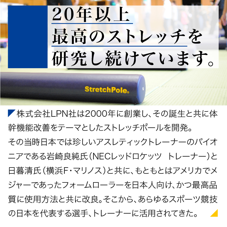 LPN正規品　ストレッチポールEX スタートブック・DVD付き 楽天市場】LPN ストレッチポールEX(ネイビー) スタートBOOK