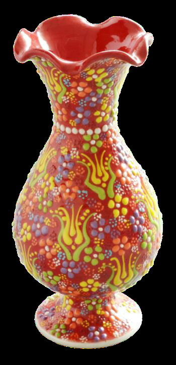 クリスタル　ダルク　花瓶　ルビー　 切子　ルビークリスタル　フラワーベース クリスタル ダルク 花瓶 ルビー 切子 ルビークリスタル フラワーベース