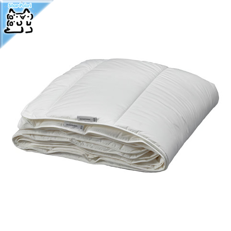 【 IKEA - イケア -】SKOGSFRAKEN -スコグスフレーケン- 掛け布団 オール季節（2枚取り合わせ） 200x200 糎 (206.189.92)