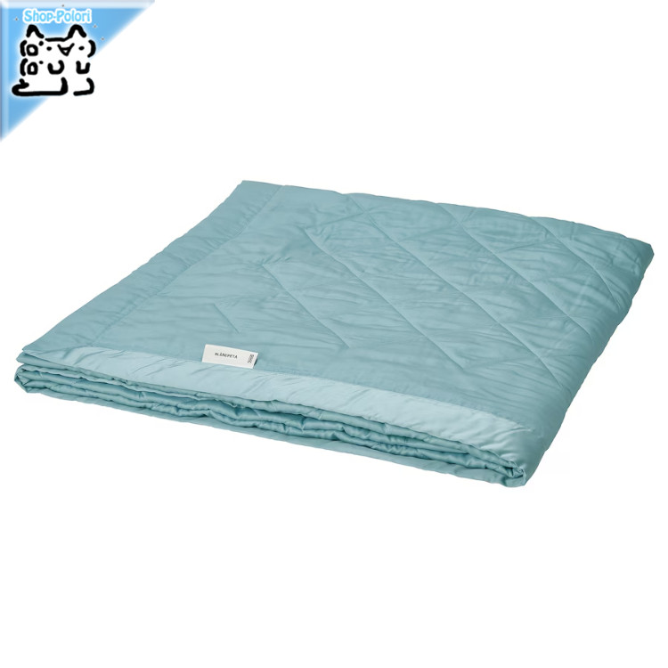 【 IKEA - イケア -】BLANEPETA -ブロネペタ- 掛け布団 ひんやり冷感 ライトブルー 200x200 cm (406.042.58)|Shop-Polori 店