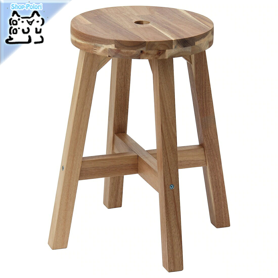 IKEA - イケア -】SKOGSTA -スコグスタ- イス スツール アカシア材 45 