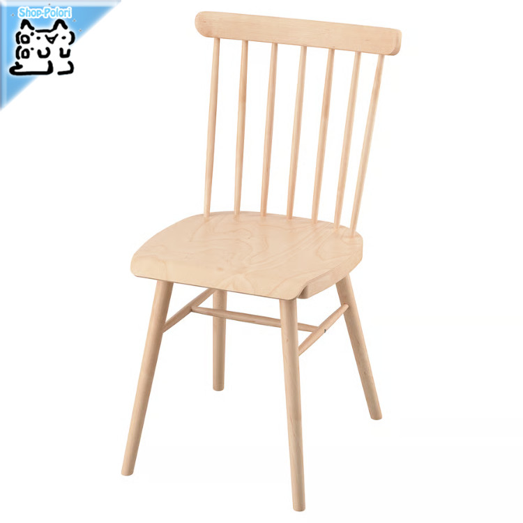 【 IKEA - イケア -】HOGVED -ホーグヴェド- チェア バーチ材突き板 40×51 cm (206.070.07)