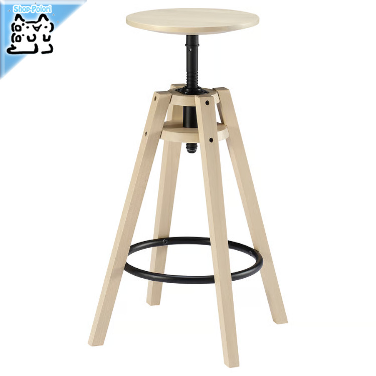 【 IKEA - イケア -】DALFRED -ダルフレッド- カウンターチェア バーチ 63-74 cm (606.130.92)
